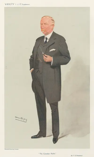 Railway Officials – ‘The Canadian Pacific’. Sir Thomas Shaughnessy. 26 August 1908 av Leslie Matthew Ward
