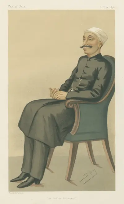 Kunglighet; 'En indisk statsman', Nawab Sir Salar Jung, 14 oktober 1876 av Leslie Matthew Ward