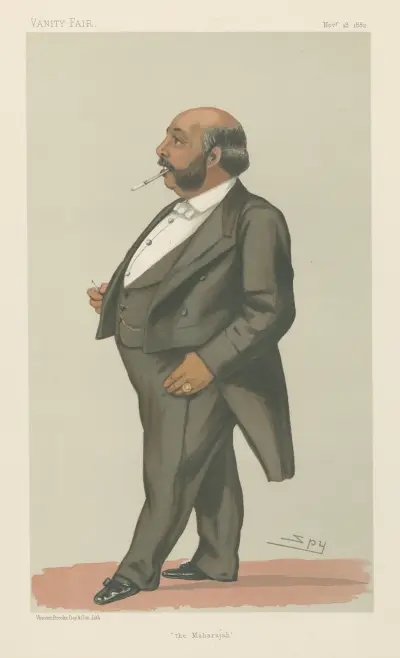 Kunglighet; 'The Maharajah', Hans Höghet Maharajah Duleep Singh, 18 november 1882 av Leslie Matthew Ward