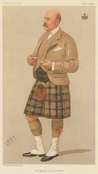 Scotsman; ‚The Queen’s Lord Steward‘, The Marquis of Breadalbane, 13. September 1894 von Leslie Matthew Ward