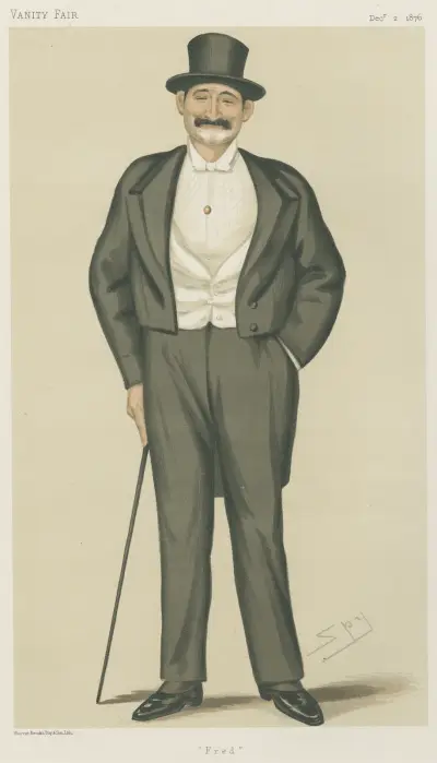 Sport och diverse; Gymnast; ”Fred”, kapten Frederick G. Burnaby, 2 december 1876 av Leslie Matthew Ward