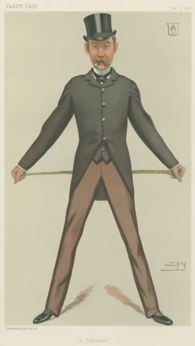 Sports, Miscellaneous; Sport Riders; ‘A Cunarder’, Sir Bache Edward Cunard, February 5, 1881 av Leslie Matthew Ward