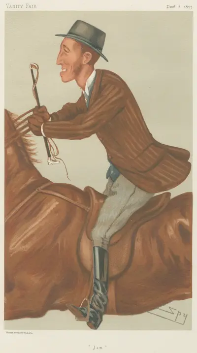 Sports, Miscellaneous; Sport Riders; ‘Jim’, Mr. James Lowther, December 8, 1877 av Leslie Matthew Ward