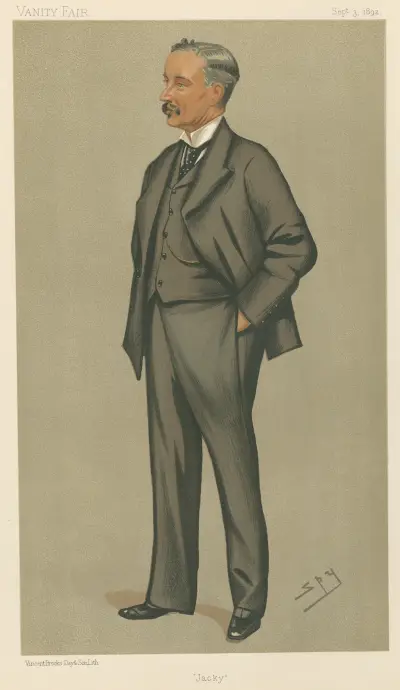 Lärare och rektorer; 'Jacky', Mr. Clement Nugent Jackson, 3 september 1892 av Leslie Matthew Ward