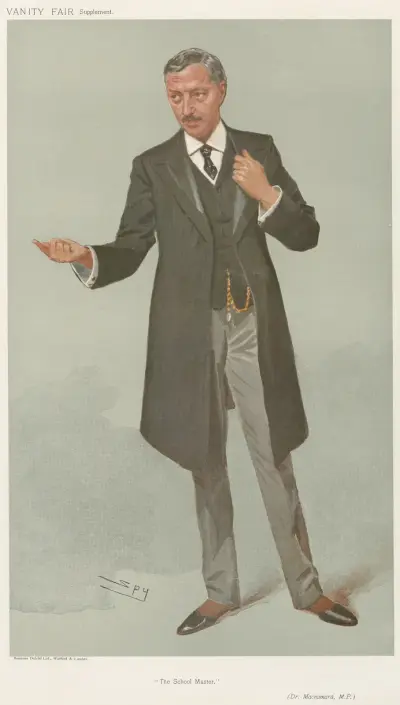 Teachers and Headmasters; ‘The School Master’, Dr. Thomas James Macnamara, October 9, 1907 av Leslie Matthew Ward