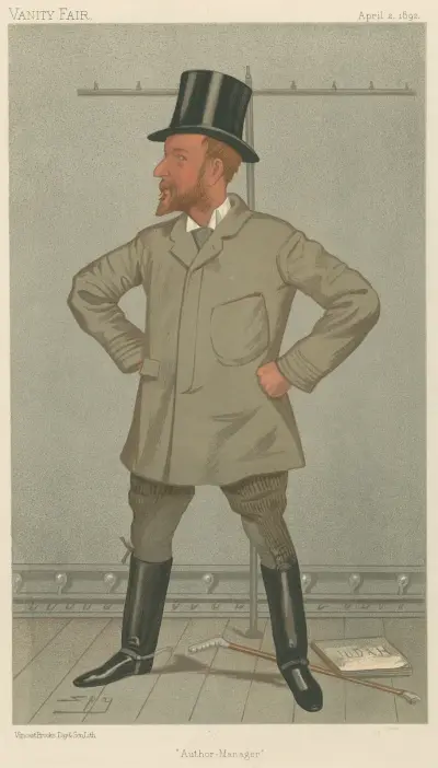 Theatre; ‘Author-Manager’, Mr. Henry Arthur Jones, April 2, 1892 av Leslie Matthew Ward