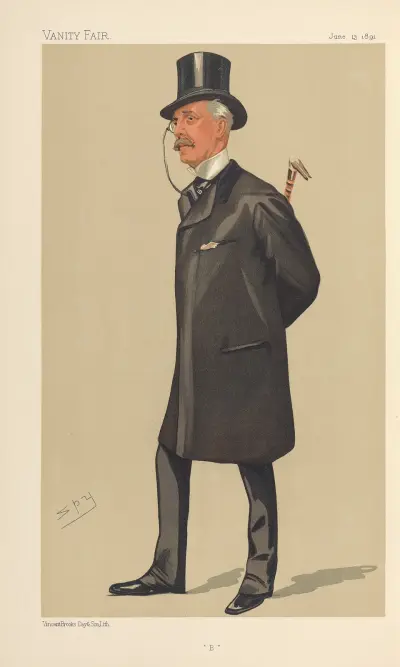 Theatre; ‘B’, Mr. Squire Bancroft Bancroft, June 13, 1891 av Leslie Matthew Ward