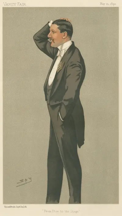 Theatre; ‘From Eton to the Stage’, Mr. Charles Hawtrey, May 21, 1892 av Leslie Matthew Ward
