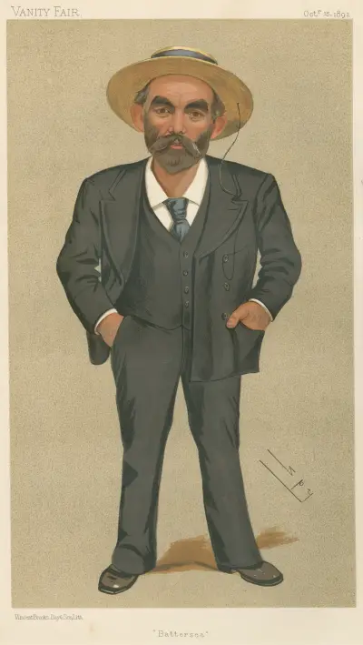 Gewerkschaftsfunktionäre; „Battersea“, John Burns, 15. Oktober 1892 von Leslie Matthew Ward