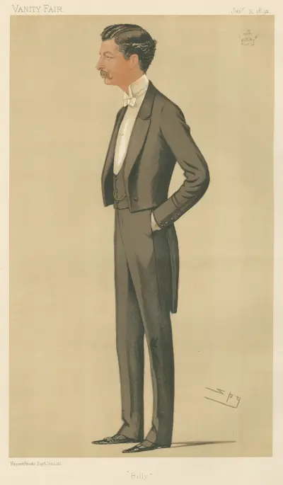 Miłośnicy wyścigów konnych; „Billy”, Lord Lurgan, 9 stycznia 1892, Leslie Matthew Ward