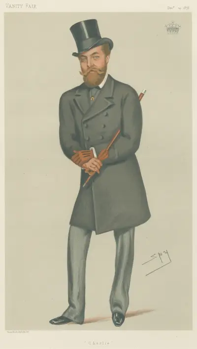 Turf Devotees; 'Charlie', Earl of Dunmore, 14 december 1878 av Leslie Matthew Ward