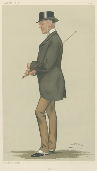 Turf Devotees; ‘Fife’, Mr. Anstruther-Thomson, June 17, 1882 av Leslie Matthew Ward