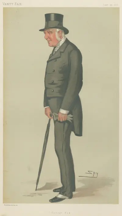 Turf Devotees; 'George Fox', George Lane-Fox av Bramham, 29 januari 1878 av Leslie Matthew Ward