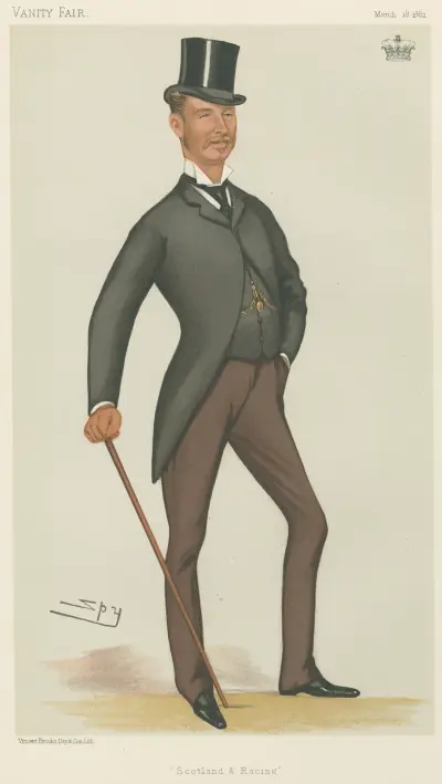 Turf Devotees; 'Scotland and Racing', Herzog von Montrose, 18. März 1882 von Leslie Matthew Ward