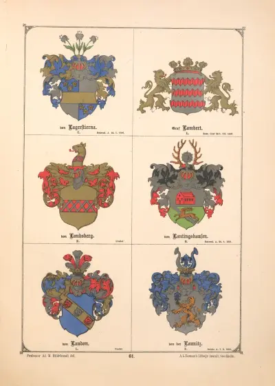 Baltiskt vapenregister pl. 53 av Adolf Matthias Hildebrandt