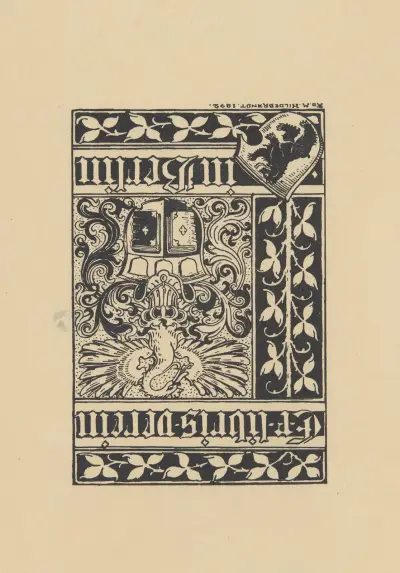 Ekslibris Zbiorów w Berlinie, Adolf Matthias Hildebrandt