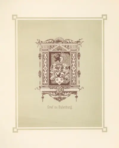 Heraldisches Alphabet Pl.06 av Adolf Matthias Hildebrandt