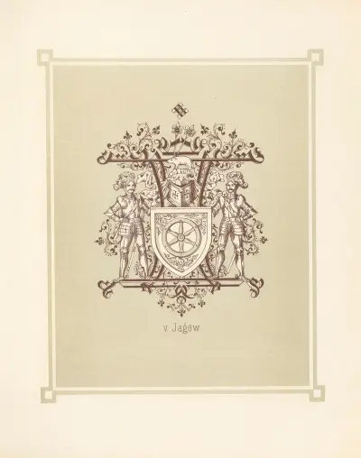 Heraldisches Alphabet Pl.10 av Adolf Matthias Hildebrandt