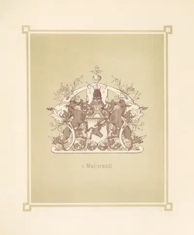 Heraldisches Alphabet Pl.13 av Adolf Matthias Hildebrandt
