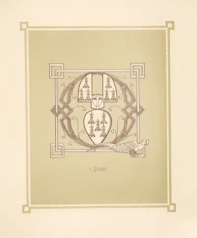 Heraldisches Alphabet Pl.17 av Adolf Matthias Hildebrandt