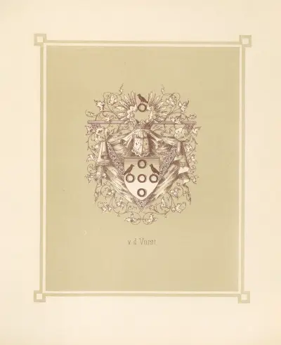 Heraldisches Alphabet Pl.22 av Adolf Matthias Hildebrandt