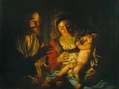 Holy Family av Matthias Stom
