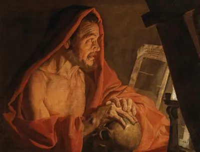 Saint Jerome av Matthias Stom