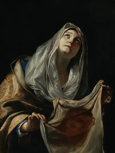 Saint Veronica with the Veil av Mattia Preti