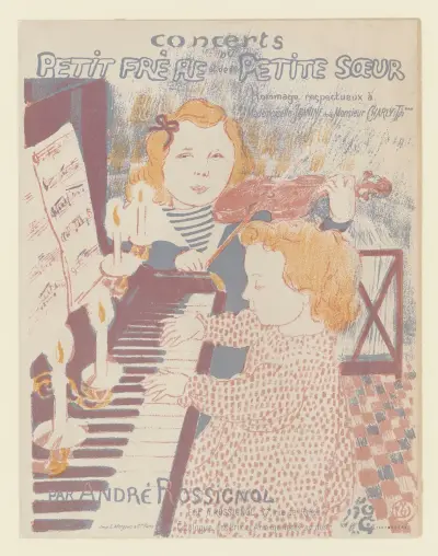 Lillebrors och lillasysters konsert av Maurice Denis