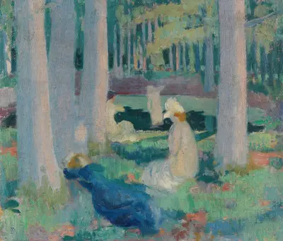 Im Wald (Bad im Ententeich) von Maurice Denis