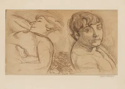 Två figurer av Maurice Denis
