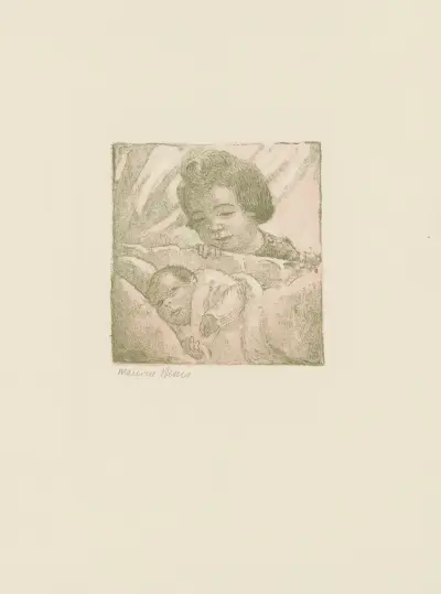 Födelsemeddelande för Claire-Marie-Dominique Denis av Maurice Denis