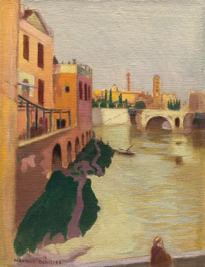Ön Île du Tibre eller San Bartolomeo, Rom av Maurice Denis