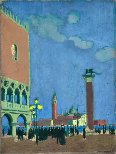 La Piazzetta, Venise av Maurice Denis