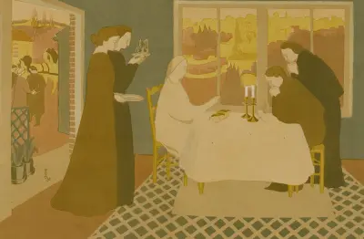 Pilgrimerna i Emmaus av Maurice Denis