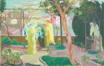 Sankta Katarina läser tidegärden av Maurice Denis
