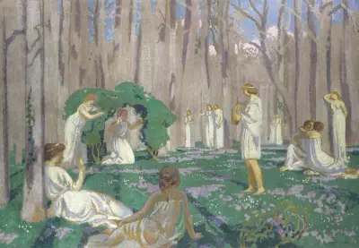 Orfeus och Eurydike av Maurice Denis
