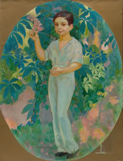 Porträtt av M. Monteux barn av Maurice Denis