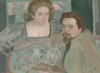 Porträtt av Marthe och Maurice av Maurice Denis