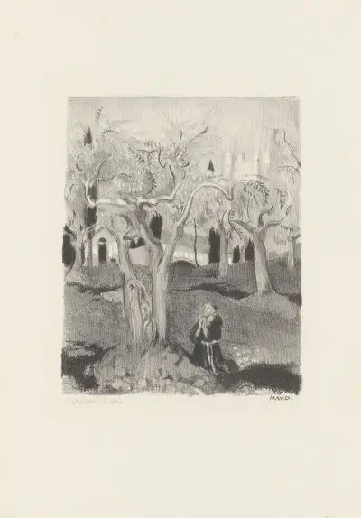 Den helige Franciscus av Assisi av Maurice Denis