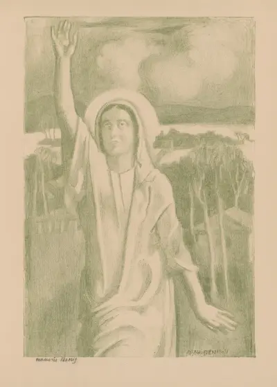 Sainte Geneviève de Paris von Maurice Denis