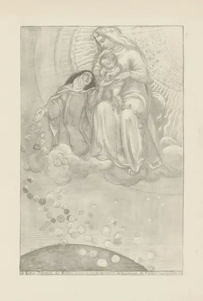 Madonnan med barnet och den heliga Teresa av Maurice Denis