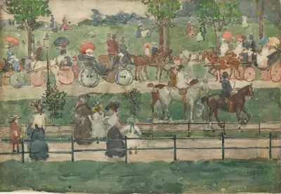 Central Park, 1900 av Maurice Prendergast