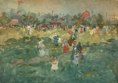 Franklin Park, Boston av Maurice Prendergast