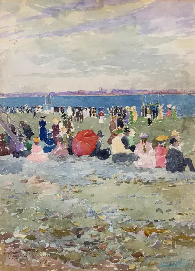 Revere Beach av Maurice Prendergast