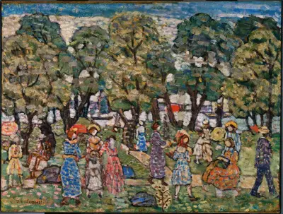 Under the Trees av Maurice Prendergast