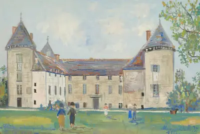 Château de la Clayette à Savigny-les-Beaune av Maurice Utrillo