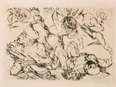 Assault av Max Beckmann