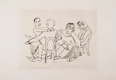 Carouse av Max Beckmann