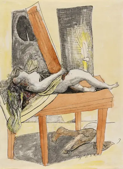Der Mord, 1945 av Max Beckmann